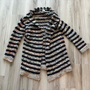 Sundance Striped M Wool Knit Crochet Cardigan- Gudrun Sjoden style….